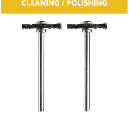 Dremel 3/4" Nylon Bristle Brushes 403-02