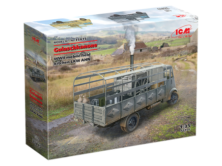 1/35 ICM WWII German Mobile Field Kitchen AHN 'Gulaschkanone' 35415