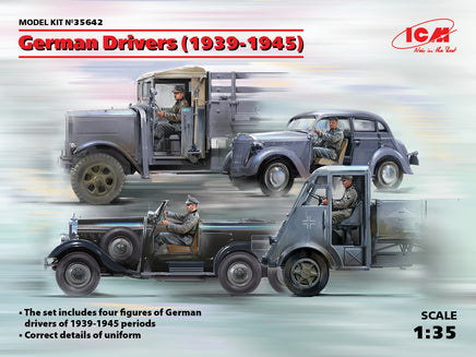 1/35 ICM German Drivers (1939-1945) 4 Figures 35642