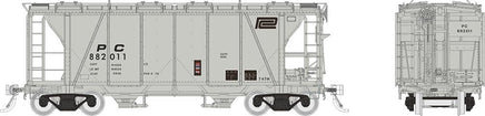 HO Rapido Enterprise Covered Hopper: Penn Central: Single Car #1 149006A