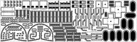 1/200 Pontos Model USS BB-63 Missouri 1945 Detail Up Set (20B Deck Blue Deck) 23002F1
