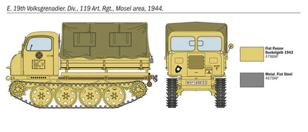 1/35 Italeri Steyr RSO/01 with German Soldiers 6549