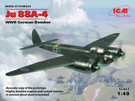 1/48 ICM Ju 88A-4 WWII German Bomber 48233