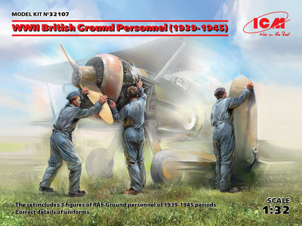 1/32 ICM WWII British Ground Personnel (1939-1945) 32107