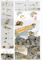 1/200 Pontos Model USS BB-61 Iowa 1944 Detail Up Set (No Wooden Deck) 22004F1