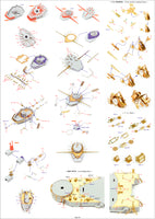 1/350 Pontos Model IJN Nagato 1941 Detail Up Set for Hasegawa 35029F1