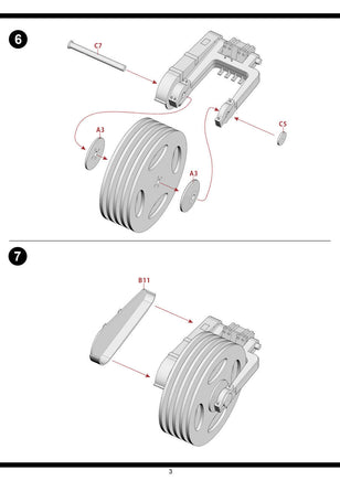 1/35 Pig Models T1E3 US Army Mine Exploder for Sherman 35-005