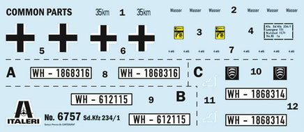 1/35 Italeri Sd. Kfz. 234/1 6757