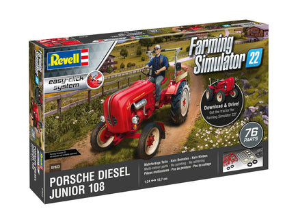 1/24 Revell Germany Porsche Diesel Junior 108 - Farming Simulator Edition 07823