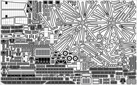 1/350 Pontos Model USS San Antonio Class LPD Detail Up Set 35016F1