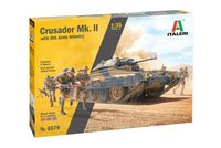 1/35 Italeri Crusader Mk. II with 8th Army Infantry 6579