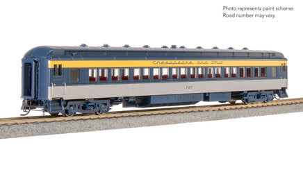 HO Broadway Ltd C&O Heavyweight 5-Car Passenger Set Tri-Color Scheme 9100 - MPM Hobbies