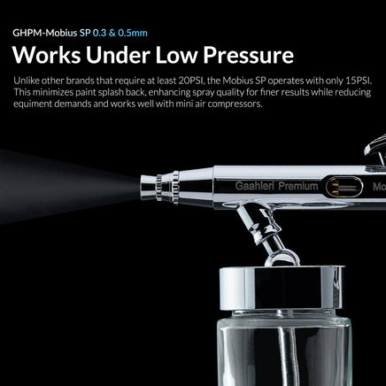 Gaahleri Premium Series GHPM-Mobius SP 0.3 & 0.5mm Airbrush 43004