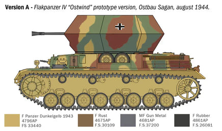 1/35 Italeri Flakpanzer IV Ostwind 6594