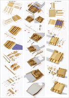 1/350 Pontos Model USS CV-6 Enterprise 1942 Detail Up Set (Blue Deck) 37031FB