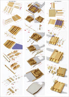 1/350 Pontos Model USS CV-6 Enterprise 1942 Detail Up Set (Teak Tone Deck) 37031FN