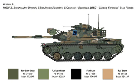 1/35 Italeri M60A3 Main Battle Tank 6582