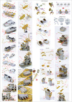 1/350 Pontos Model USS BB-64 Wisconsin 1991 Detail Up Set 35010F1