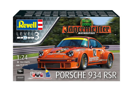 1/24 Revell Germany Geschenkset Jägermeister Motorsport Porsche 934 RSR 05669