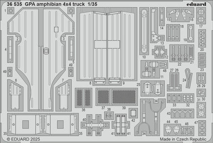 1/35 Eduard GPA amphibian 4x4 truck Photo Etch 36535