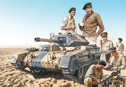 1/35 Italeri Crusader Mk. III with British Crew 6592