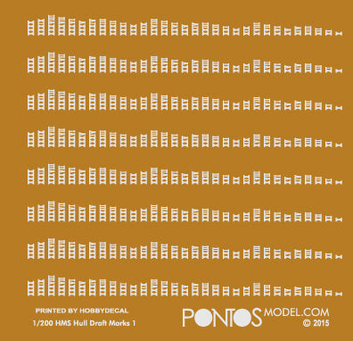 1/200 Pontos Model IJN Mikasa 1905 Detail Up Set 23008F1