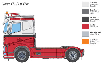 1/24 Italeri Volvo FH Plat Dak 3962