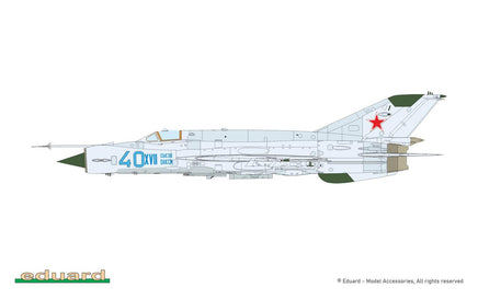 1/72 Eduard MiG-21bis Profipack Plastic Model Kit 70146
