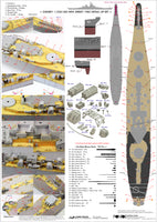 1/350 Pontos Model USS BB-62 New Jersey 1982 Detail Up Set 35008F1