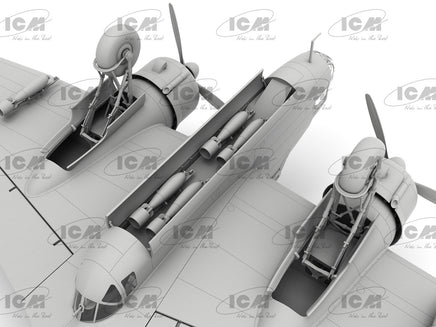 1/48 ICM HP.52 Hampden B.Mk.I WWII British Bomber 48352