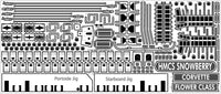 1/144 Pontos Model HMCS Snowberry Flower Class Corvette Detail Up Set 14401F1
