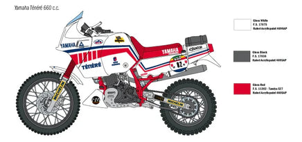 1/9 Italeri Yamaha Ténéré 660cc Paris Dakar (1986) 4642