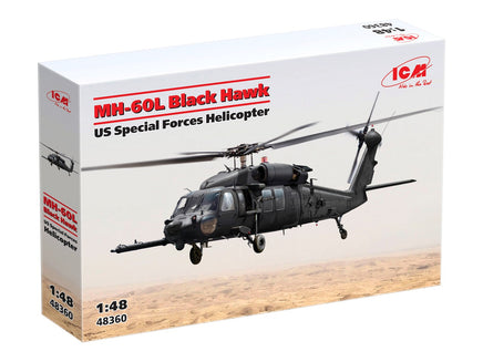 1/48 ICM MH-60L Black Hawk US Special Forces Helicopter 48360