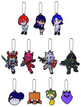 Bandai Gundam GQuuuuuuX Rubber Charm (Box of 11) "Mobile Suit Gundam GQuuuuuuX" 68464