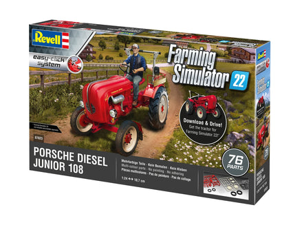 1/24 Revell Germany Porsche Diesel Junior 108 - Farming Simulator Edition 07823