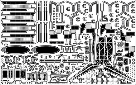 1/200 Pontos Model USS BB-61 Iowa 1944 Detail Up Set (Teak Tone Deck) 23004F1