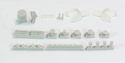 1/200 Pontos Model HMS Rodney 1942 Detail Up Set 23007F1