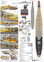 1/350 Pontos Model USS BB-63 Missouri 1991 Detail Up Set 35009F1