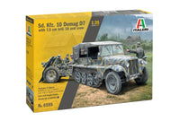 1/35 Italeri Sd. Kfz. 10 Demag D7 with 7.5cm leIG 18 and Crew 6595