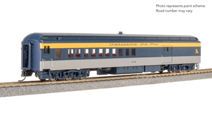 HO Broadway Ltd C&O Heavyweight 5-Car Passenger Set Tri-Color Scheme 9100 - MPM Hobbies