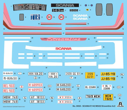 1/24 Italeri Scania R143 M 500 Streamline 4x2 3950