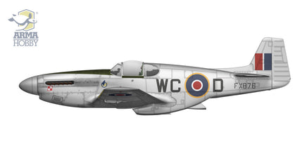 1/72 Arma Hobby P-51B Mustang (Dual Deluxe Kit) 70069