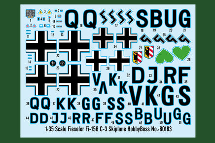 1/35 Hobby Boss Fieseler Fi-156 C-3 Skiplane 80183