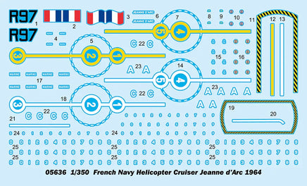 1/350 Trumpeter French Navy Helicopter Cruiser Jeanne d’Arc 1964 05636