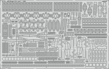 1/350 Eduard USS Ranger CV-4 part 1 for TRUMPETER 53311