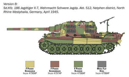 1/56 Italeri Sd.Kfz. 186 Jagdtiger 15770