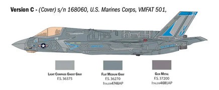 1/48 Italeri F-35 B Lightning II 92810 - MPM Hobbies