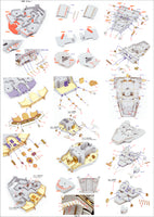 1/350 Pontos Model IJN Nagato 1941 Detail Up Set for Hasegawa 35029F1