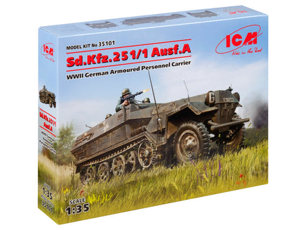 1/35 ICM Sd.Kfz.251/1 Ausf.A WWII German Armoured Personnel Carrier 35101