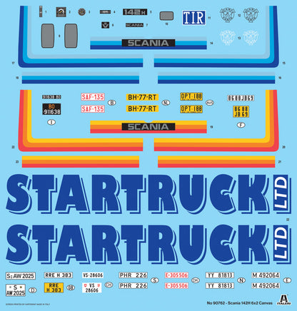 1/24 Italeri Scania 142H 6x2 Canvas 90762